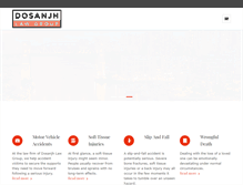 Tablet Screenshot of dosanjhlawgroup.com